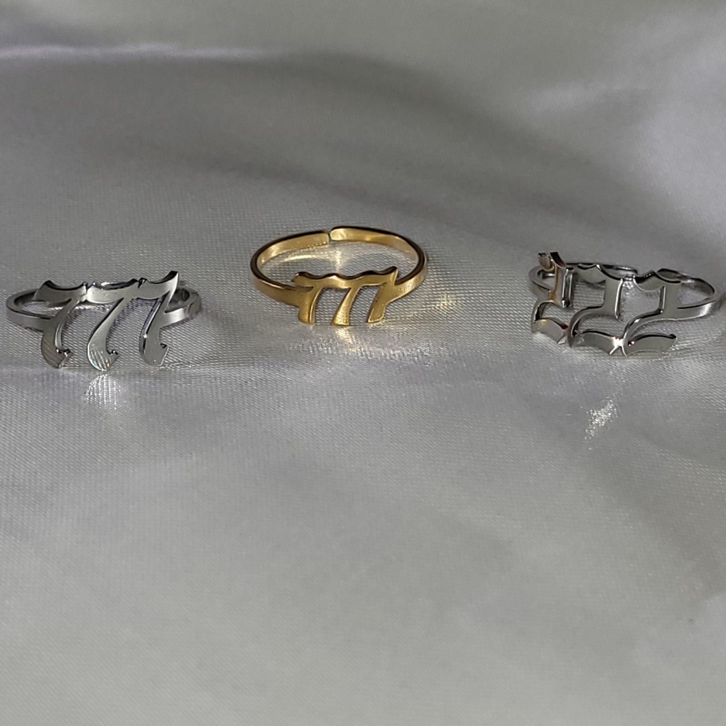 Angel Numbers (222) Fashion Ring (Silver)