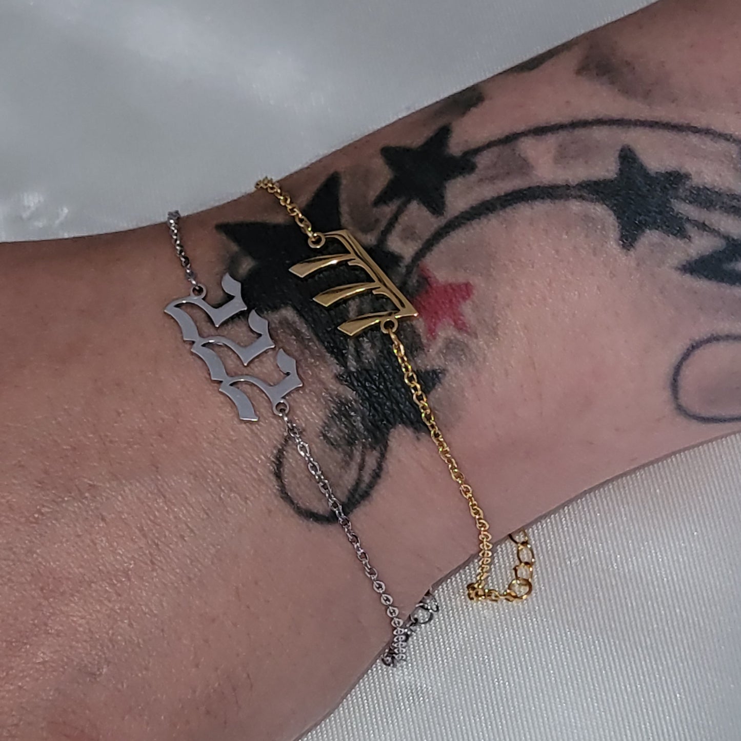 Angel Number (777) Fashion Bracelet (Gold)